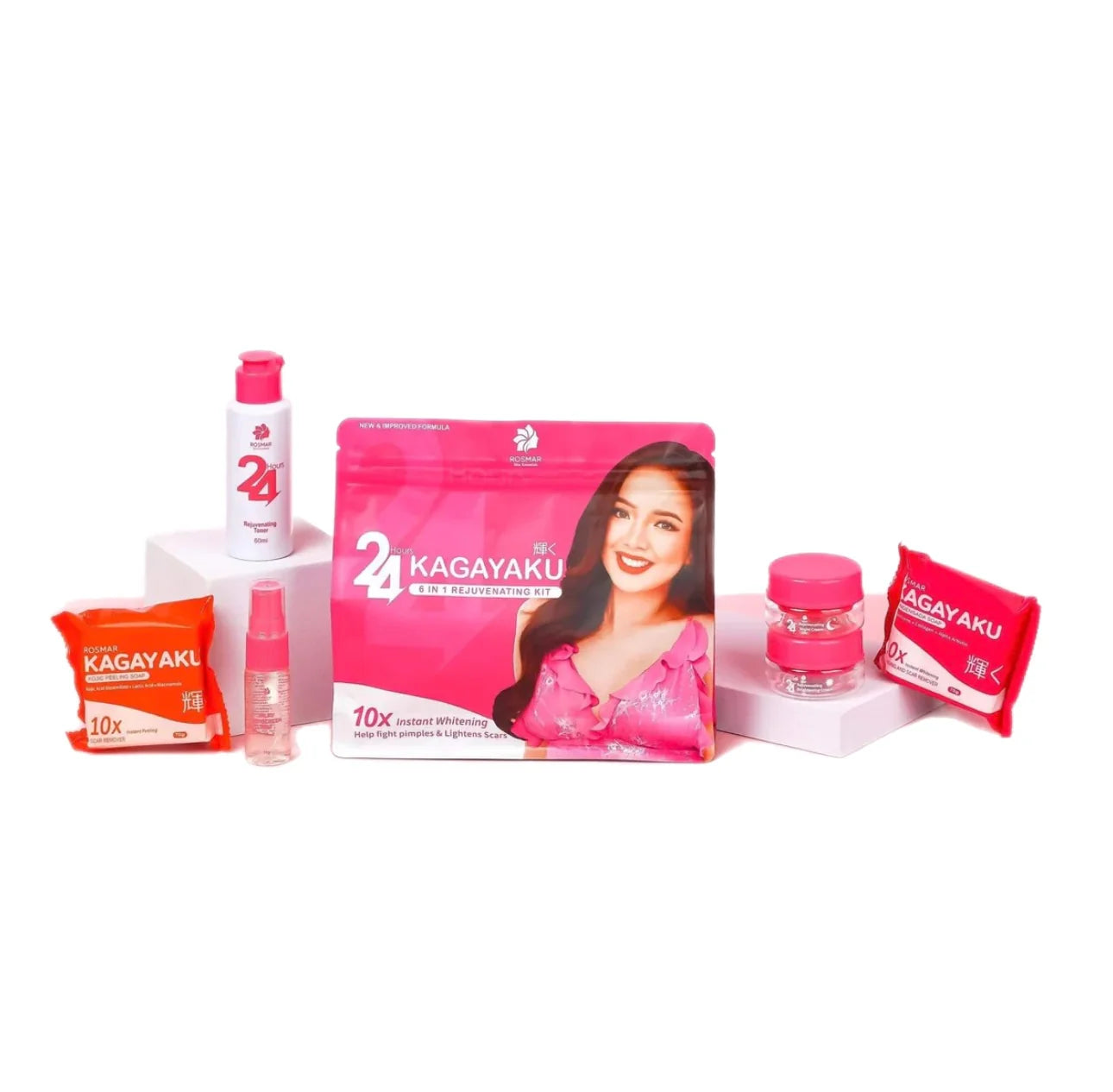 ROSMAR Kagayaku 6 in 1 Whitening Set