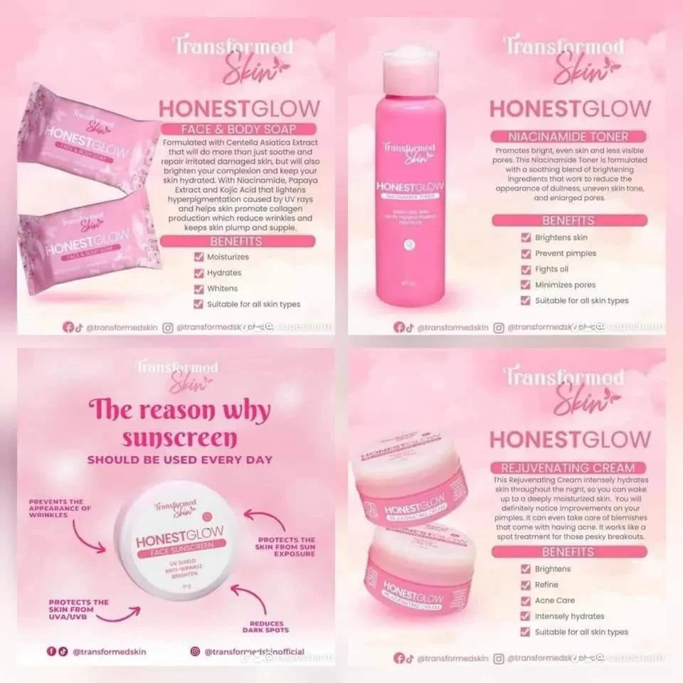 Honest Glow Facial Set