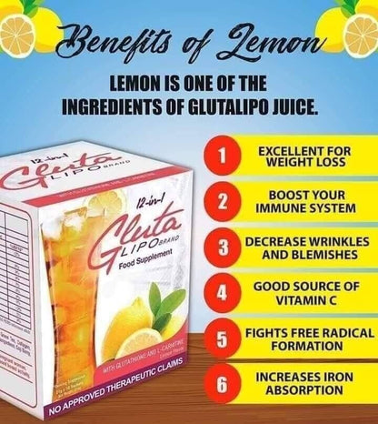 GlutaLipo 12-in-1 Detox Juice